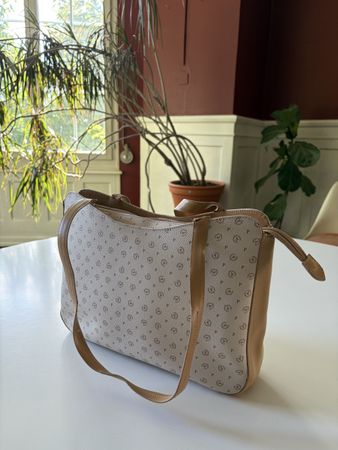Schultertasche Pollini Monogramm - Gute Zusta