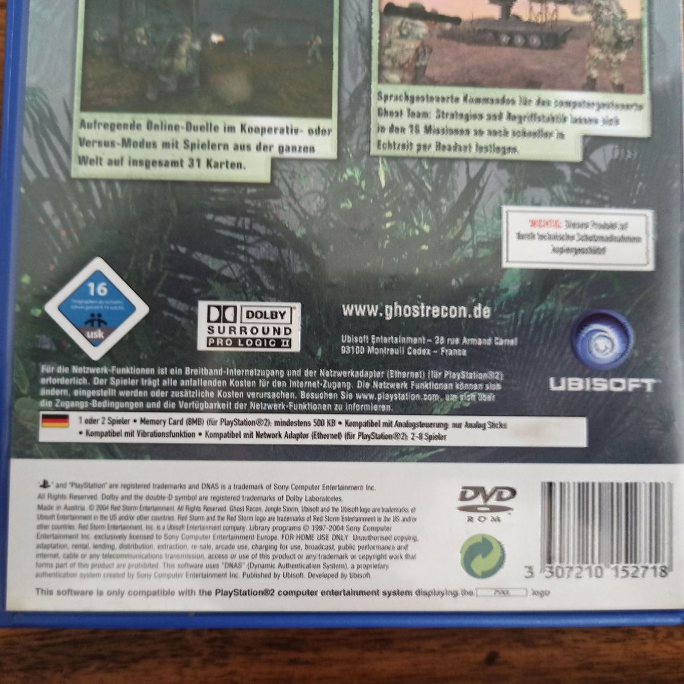 Sony Giochi: Ghost Recon - Jungle Storm - PS2 Game – Usato da Dübendorf venduto da kb86_MOVIE 1