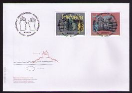 2025_EUROPA_ HISTORISCHE HANDSCHUHE !_ FDC_ ET-VOLLSTEMPEL !