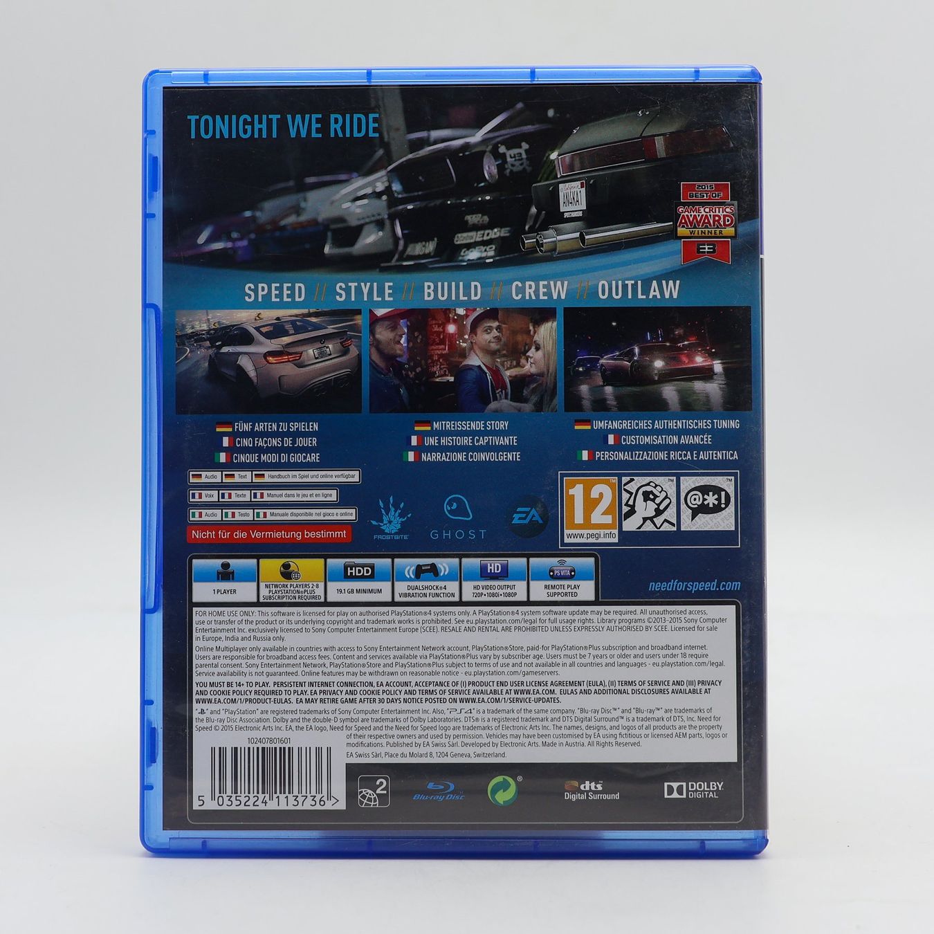 Giochi: Need for Speed - PS4 – Usato da Paudex venduto da dindeboy 2