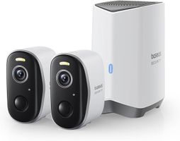 BASEUS N1 Outdoor Camera 2K 2-Cam Kit, Netzwerkkamera