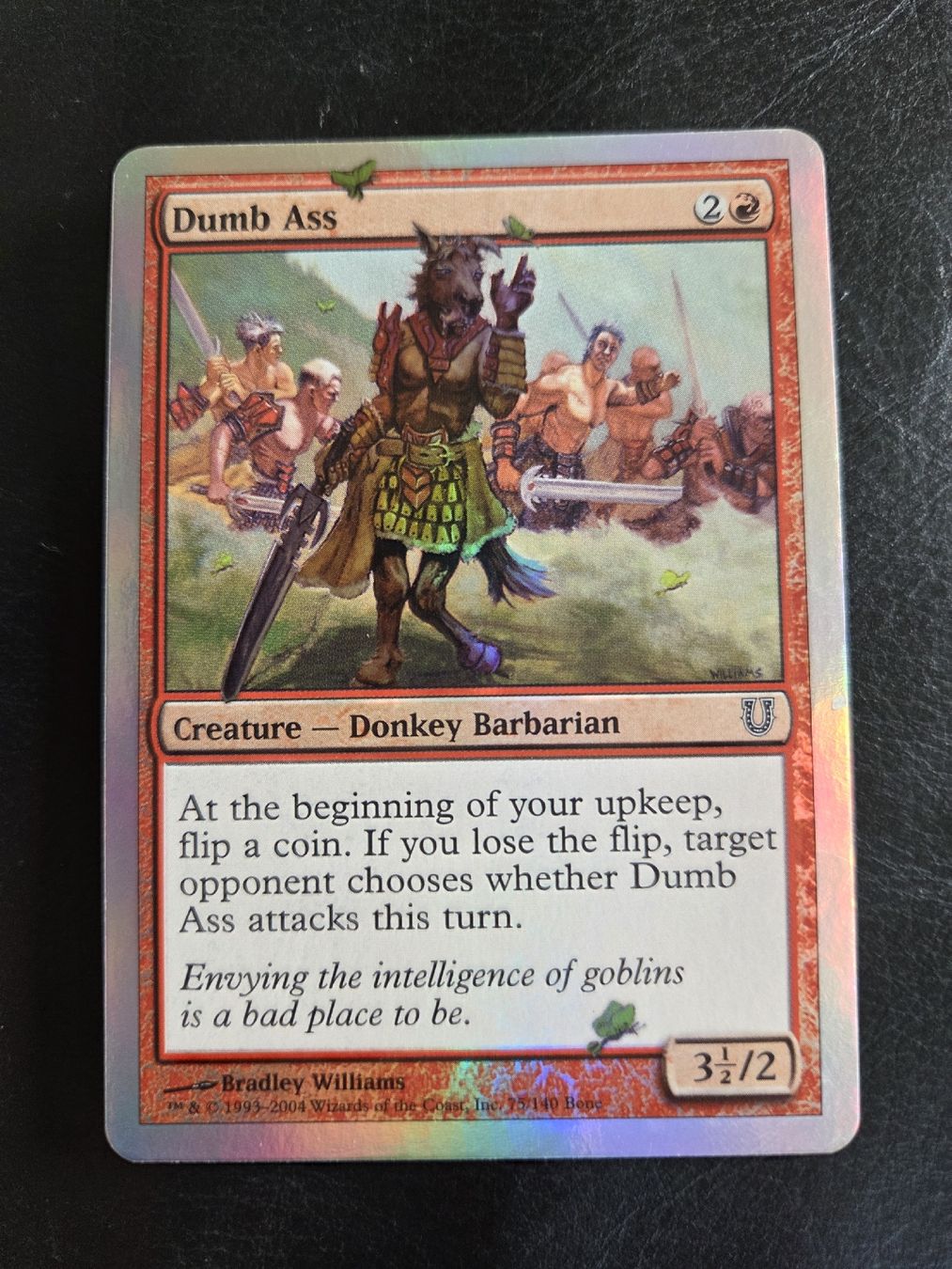 Magic The Gathering Sammelbilder & Trading cards: Dumb Ass, FOIL, Unhinged, 2004 – Gebraucht aus Riehen von str_2msn