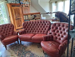 Salon complet, célèbre manufacture Wade Upholstery