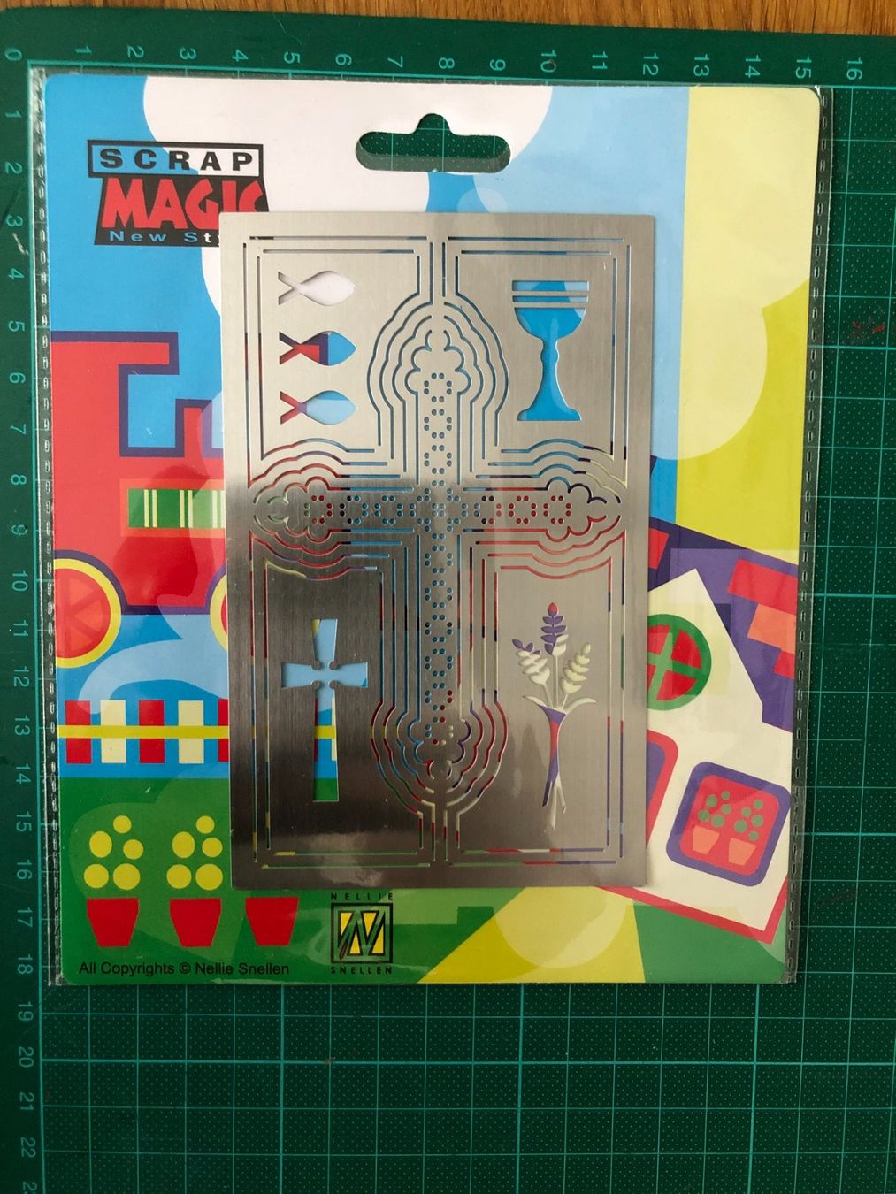 Sciablone: Scrap Magic-New Style- Nellies - 5 Stk. - Vorlage – Nuovo e nell'imballaggio originale da Fischbach-Göslikon venduto da 78anna 5