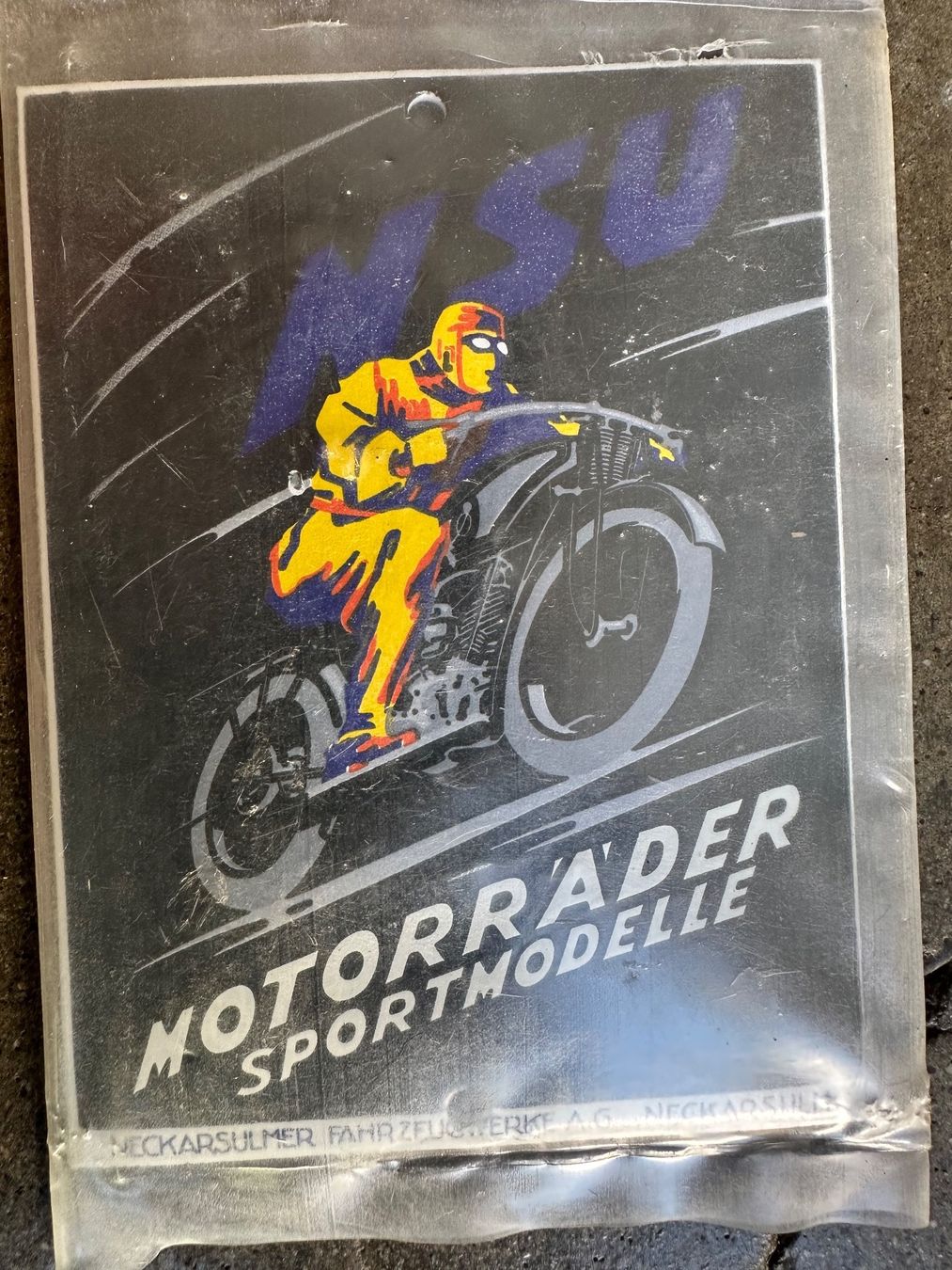 Insegne: Nsu Motorrad Oldtimer classic – Nuovo (secondo la descrizione) da Reinach AG venduto da rares75