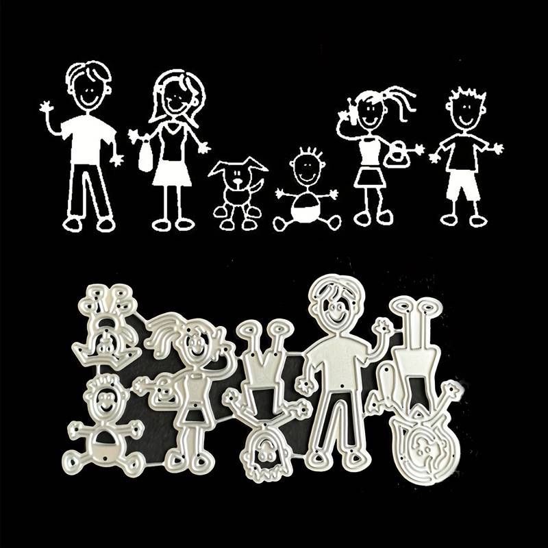 Schablonen: Familie - Stanzschablonen – Neu und originalverpackt aus Frenkendorf von jazzplatten 2