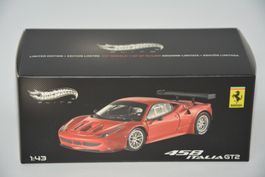 Ferrari 458 Italia GT2 , Hot Wheels Elite , 1:43