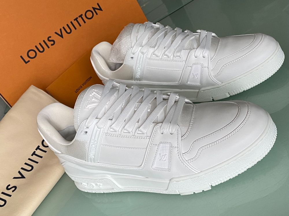 Louis Vuitton Sneaker weiss 41 42 herren Schuh
