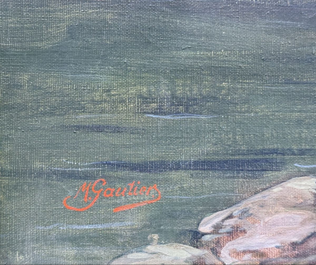 Gemälde: M. Gautier - Ölgemälde 90x76cm – Gebraucht aus Solothurn von NUVICO 5