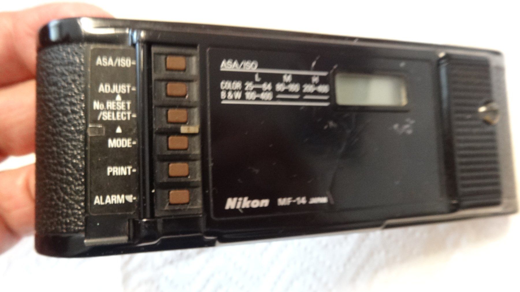 Nikon Fotocamera: NIKON MF-14 KAMERA BACK DATA TURE. – Usato da zürich venduto da ahmad01 2