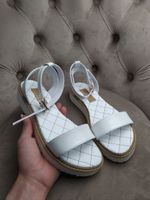White sandals, size 36