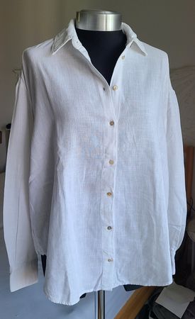 Leinenhemd von Zara, Gr. S.