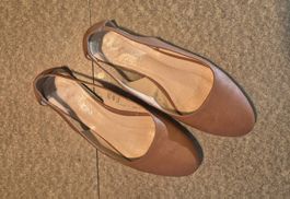 Damenschuhe Ballerinas braun, Grösse 40