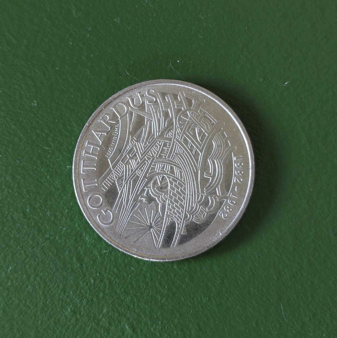 Tutti le monete: 5chf 1982 Gotthard – Usato da Orsieres venduto da IndianaJones50a
