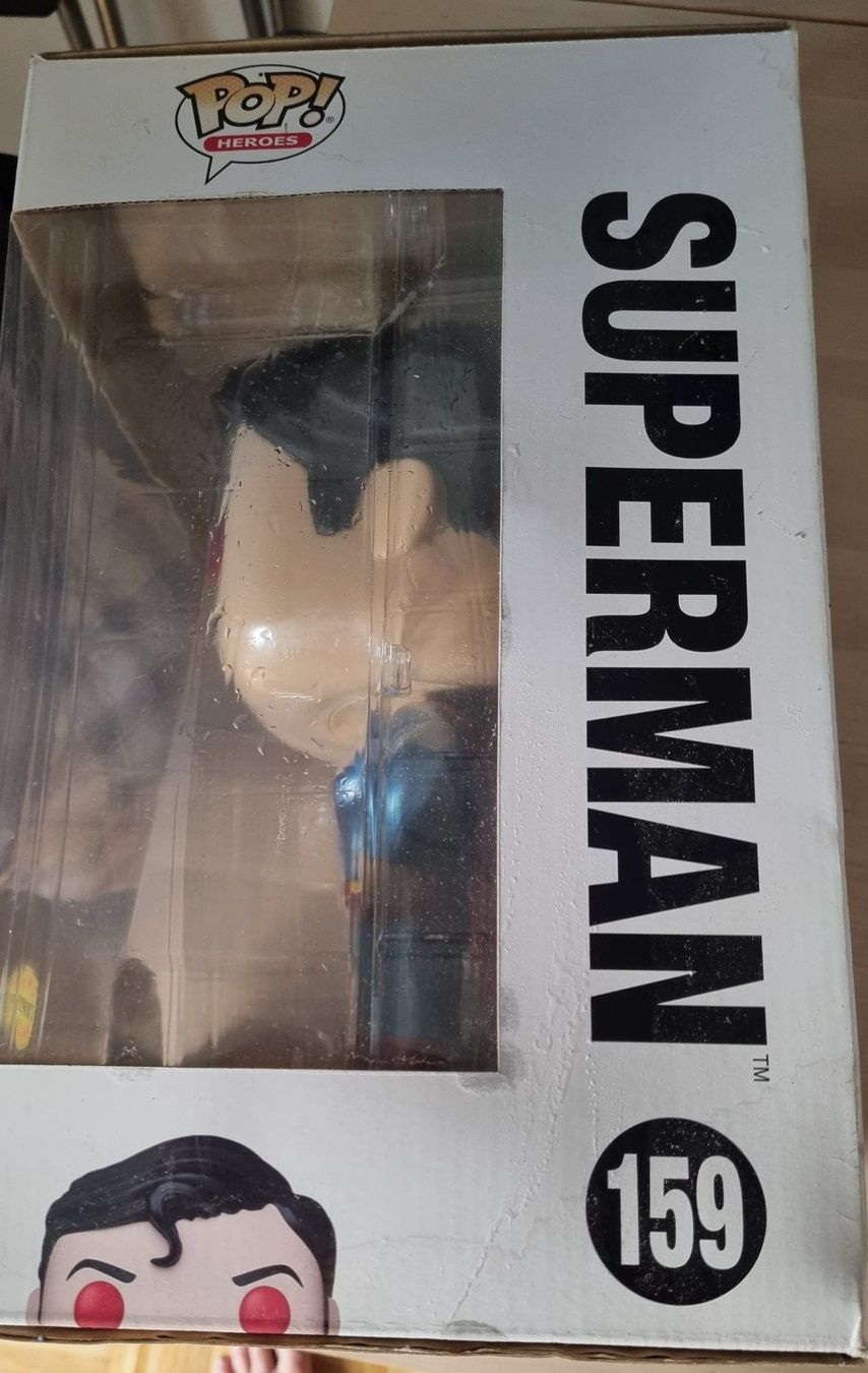 Funko Statuette: Funko Pop - Superman - Super Sized Jumbo - 159 - Chase – Nuovo e nell'imballaggio originale da Neuchâtel venduto da mepirata 3