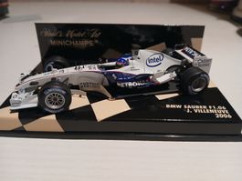 Minichamps 1:43 Sauber BMW F1 06 (Villeneuve) N° 400 060017