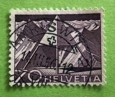 Nr.308 mit Stempel Triangulationspunkt Technik und Landschaf