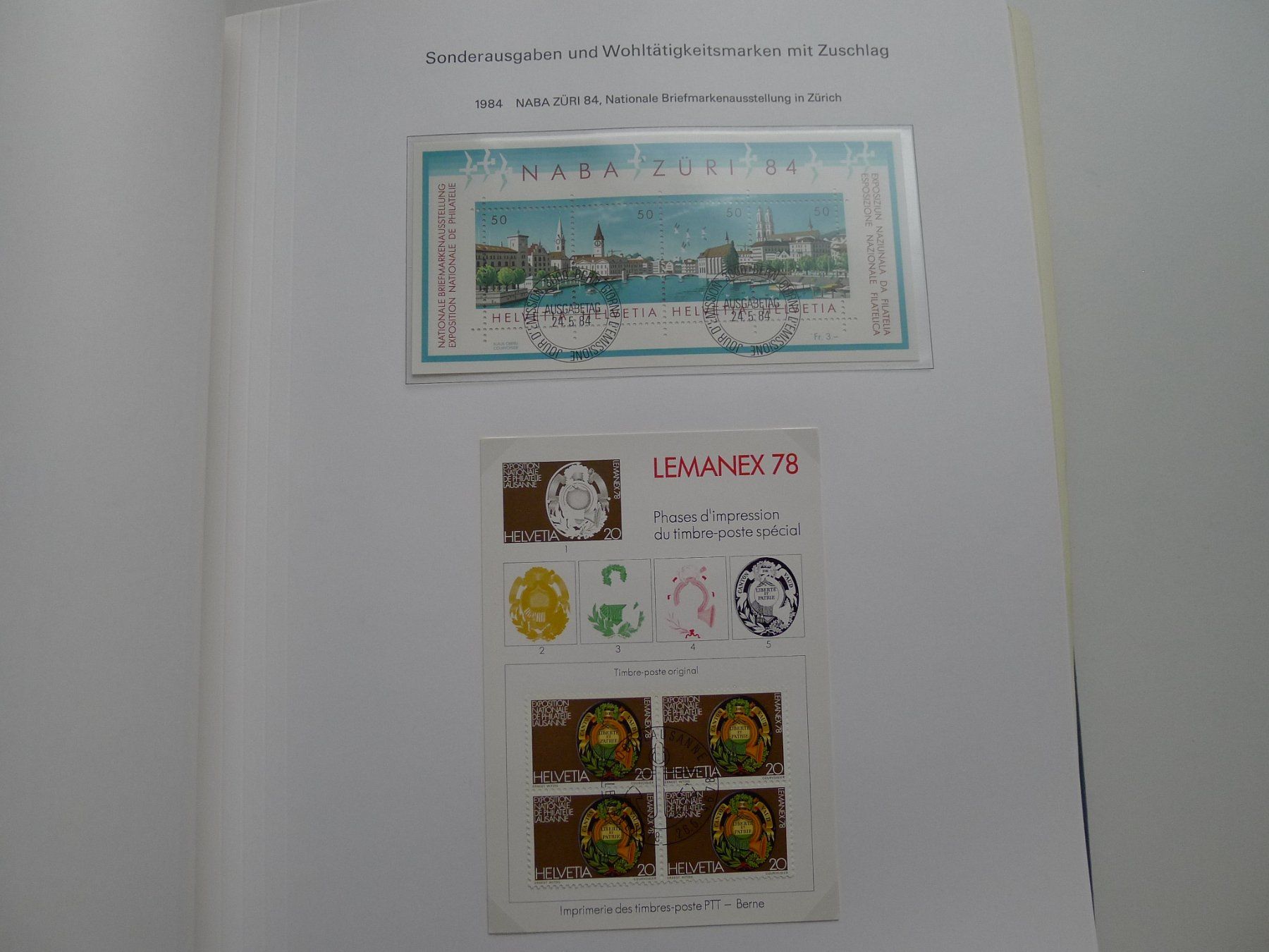 Tutti i francobolli: Album mit Schweizer Briefmarken mit 99 Bilder – Usato da Dagmersellen venduto da q1w2e3r4 1