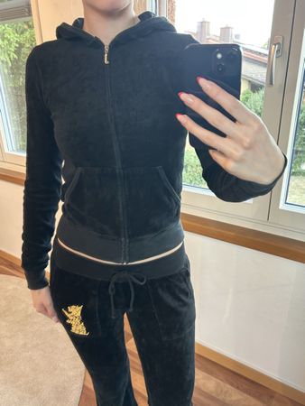 vintage juicy couture trackjacket black  