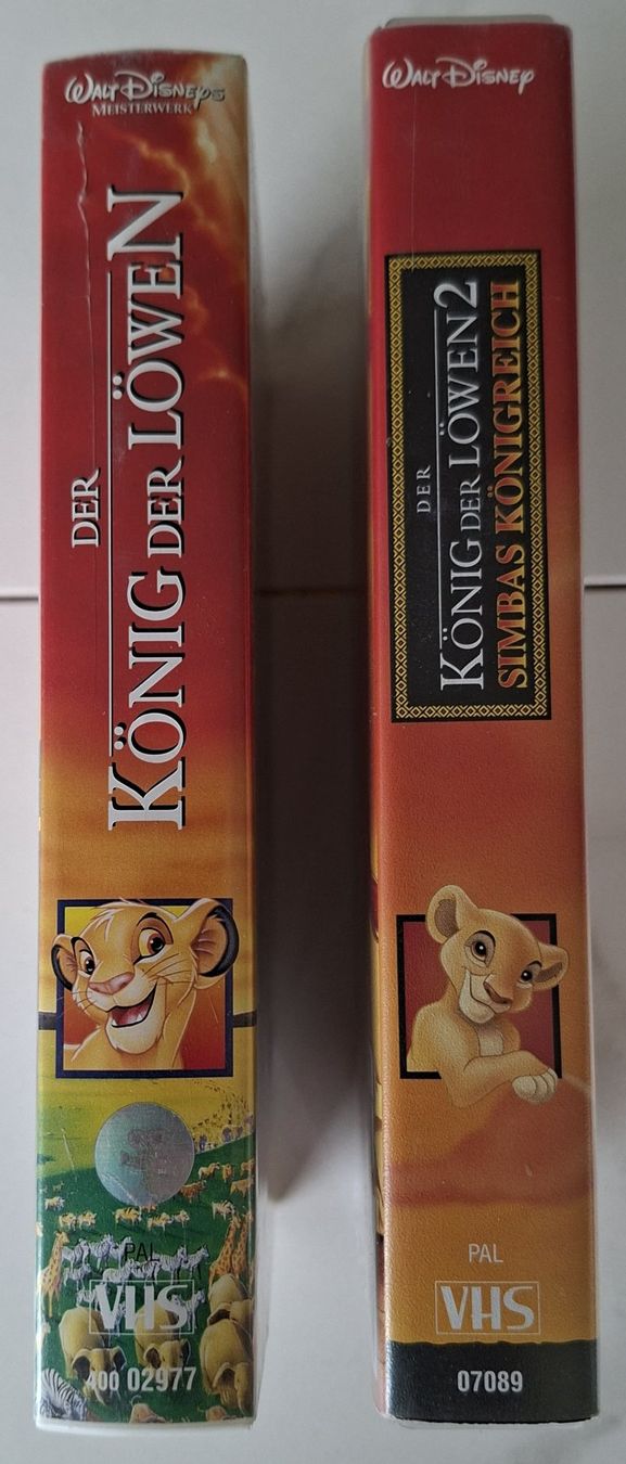 Alle VHS: VHS Disney Der König der Löwen 1 & 2 – Gebraucht aus Ziefen von MullerD 1