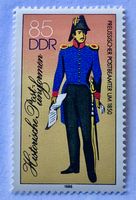 Briefmarken aus DDR (Ostdeutschland) Postuniformen  