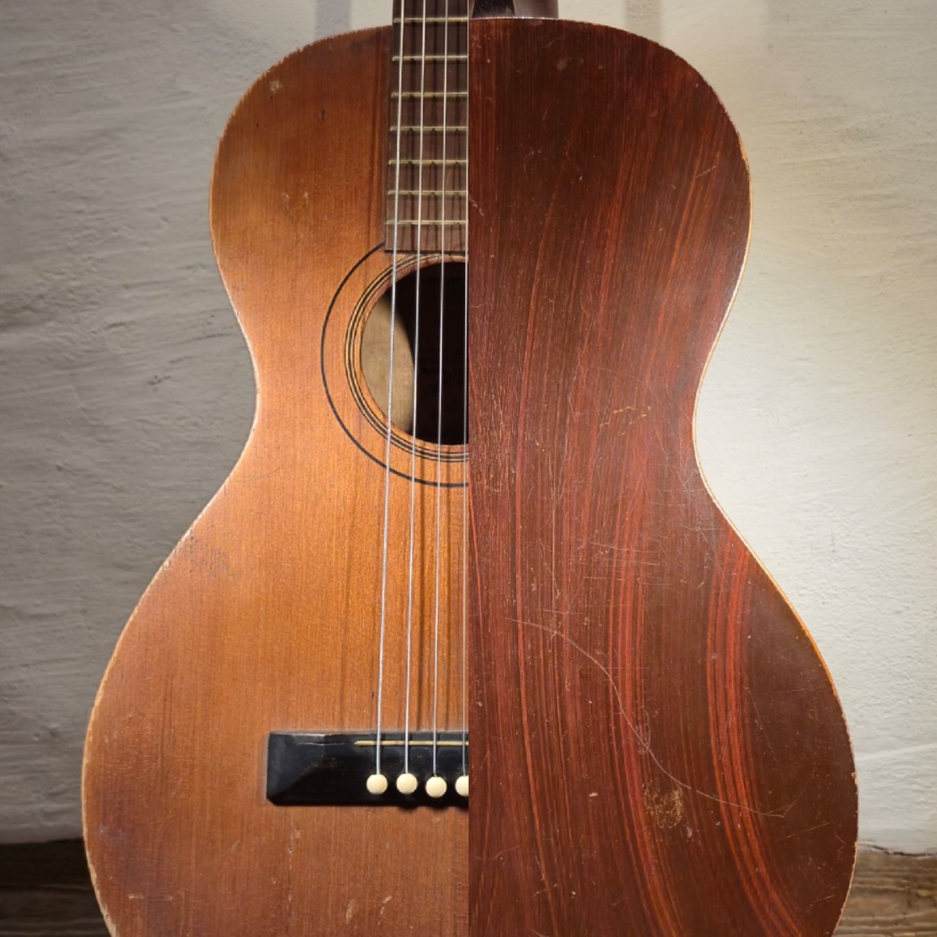 Strumenti musicali: Antike Parlor Gitarre Levin Model 3 1911 – Usato da Winterthur venduto da NorrSydGuitars 1