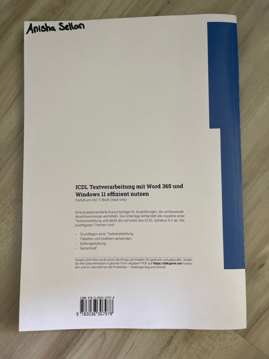 Libri: ICDL Textverarbeitung Base-Modul Word 365 Buch – Nuovo (secondo la descrizione) da Neftenbach venduto da anisha_capone 1