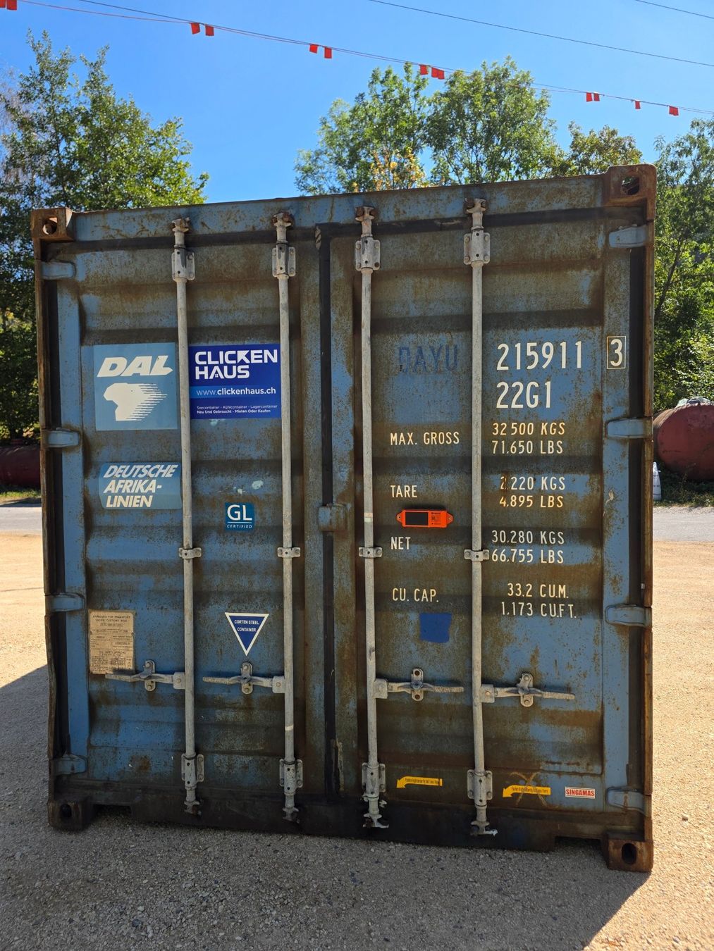 Autres articles bureau & commerces: 20Fuss Seecontainer / Lagercontainer mit Rost und Beulen – Défectueux à Zofingen par CLICKENHAUS 4