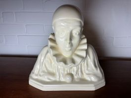Werbefigur Pierrot Keramik France  Carabosse vintage