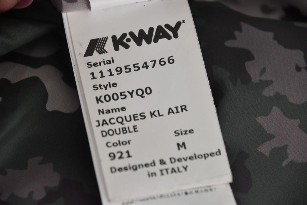 Giacche: Jacke Leder / K-WAY Veste Réversible  moro .M – Usato da Collonges venduto da Auganien 8