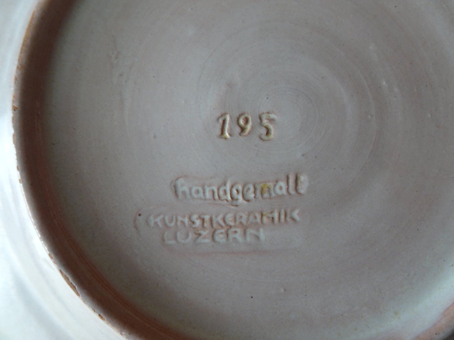Set di piatti: seltenes altes " Luzerner Keramik"  -Geschirr-Set – Usato da Vitznau venduto da Mina60 6