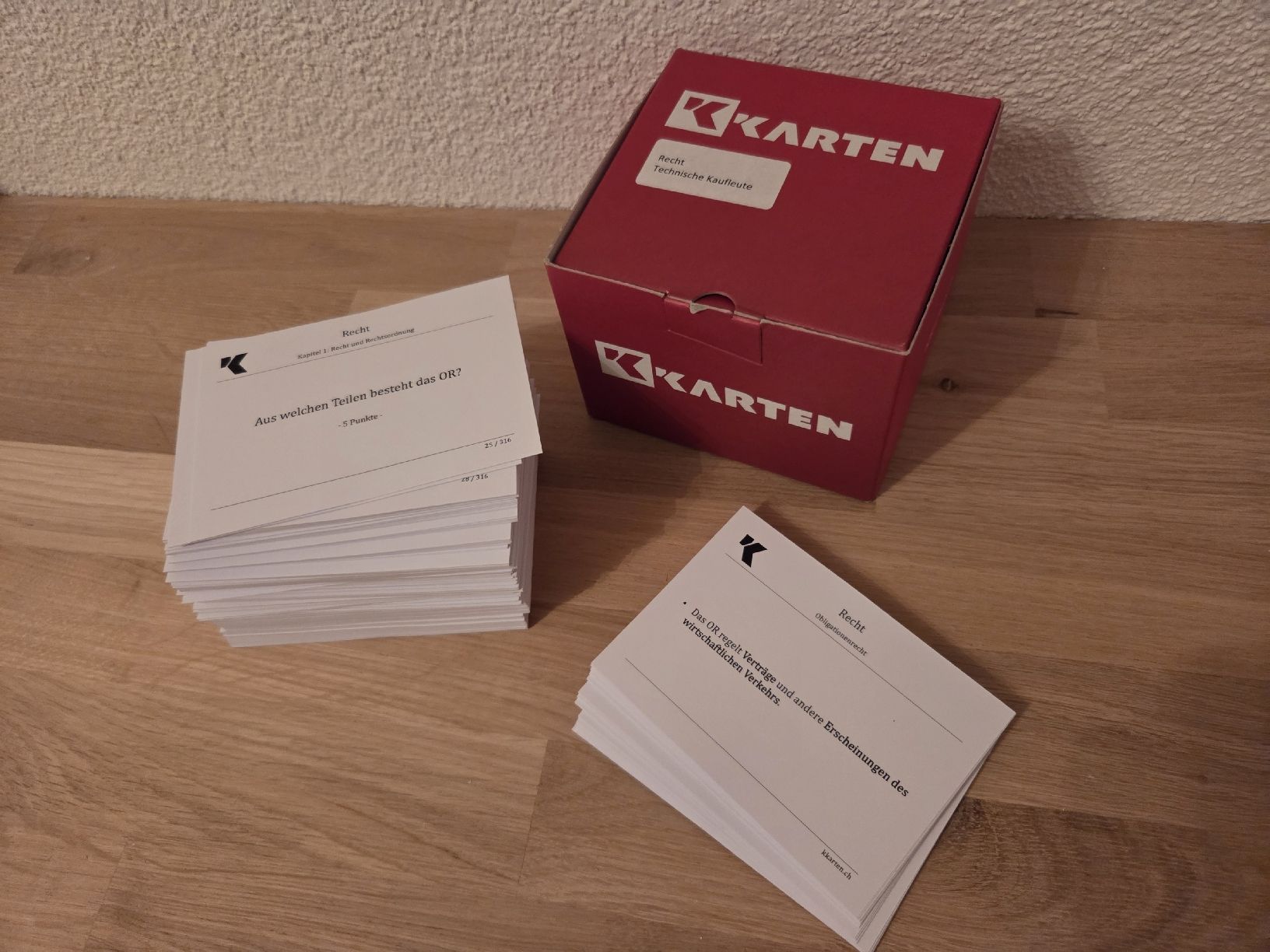 Altro materiale scolastico: Lernkarten 'Recht' Technische Kaufleute – Nuovo (secondo la descrizione) da Beinwil am See venduto da nici_mo
