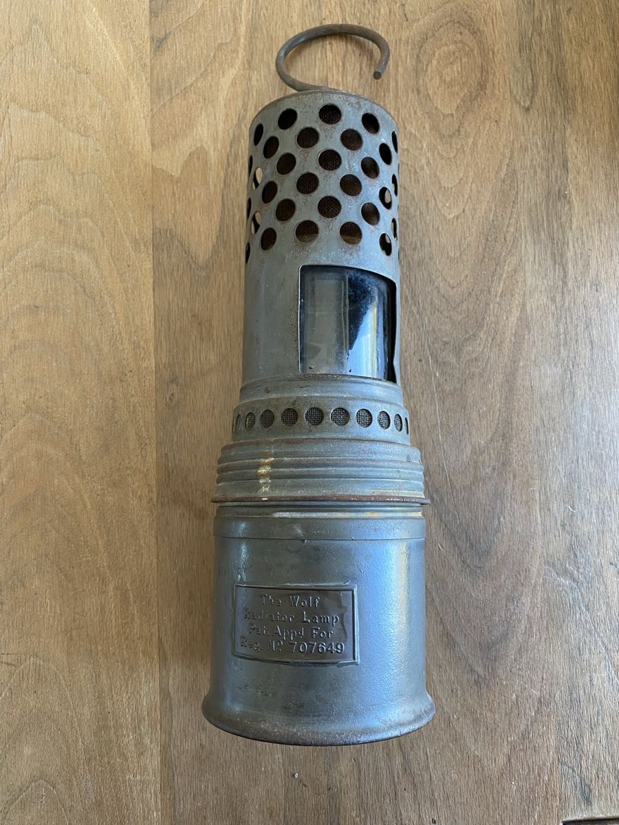 Lampade: Wolf Radiator Lampe 1925 Oldtimer Kühler Heizung – Difettoso da Horgen venduto da Trigard