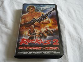VHS Rarität -  Rush 2 - unternehmen condor