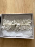 BELDONA Strumpfband „Gentiana“ mit blauem Herz – NEU
