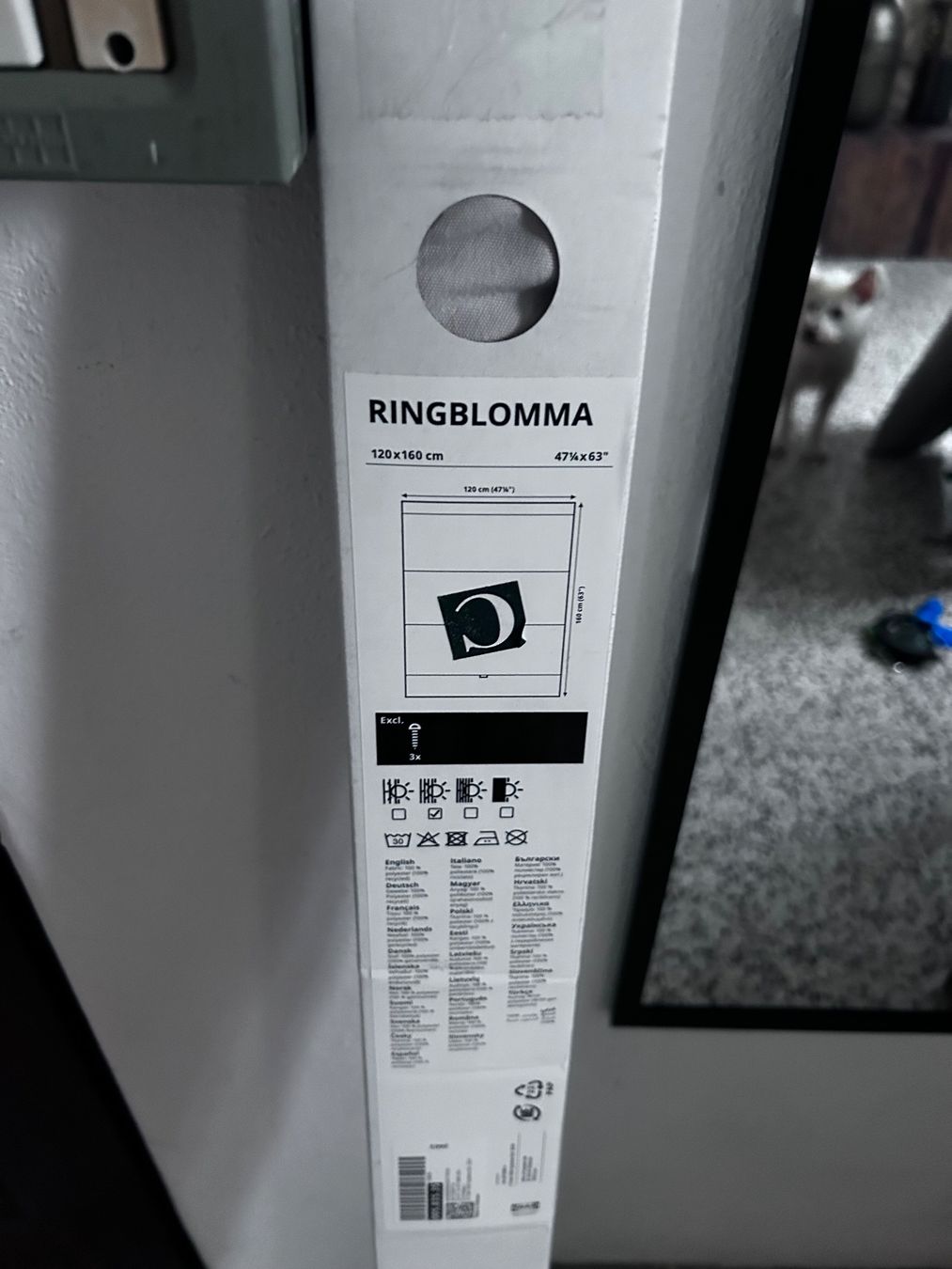 Ikea Tende: Stoffrollo ringblomma beige NEU – Nuovo e nell'imballaggio originale da Wettingen venduto da Annarosa65 2