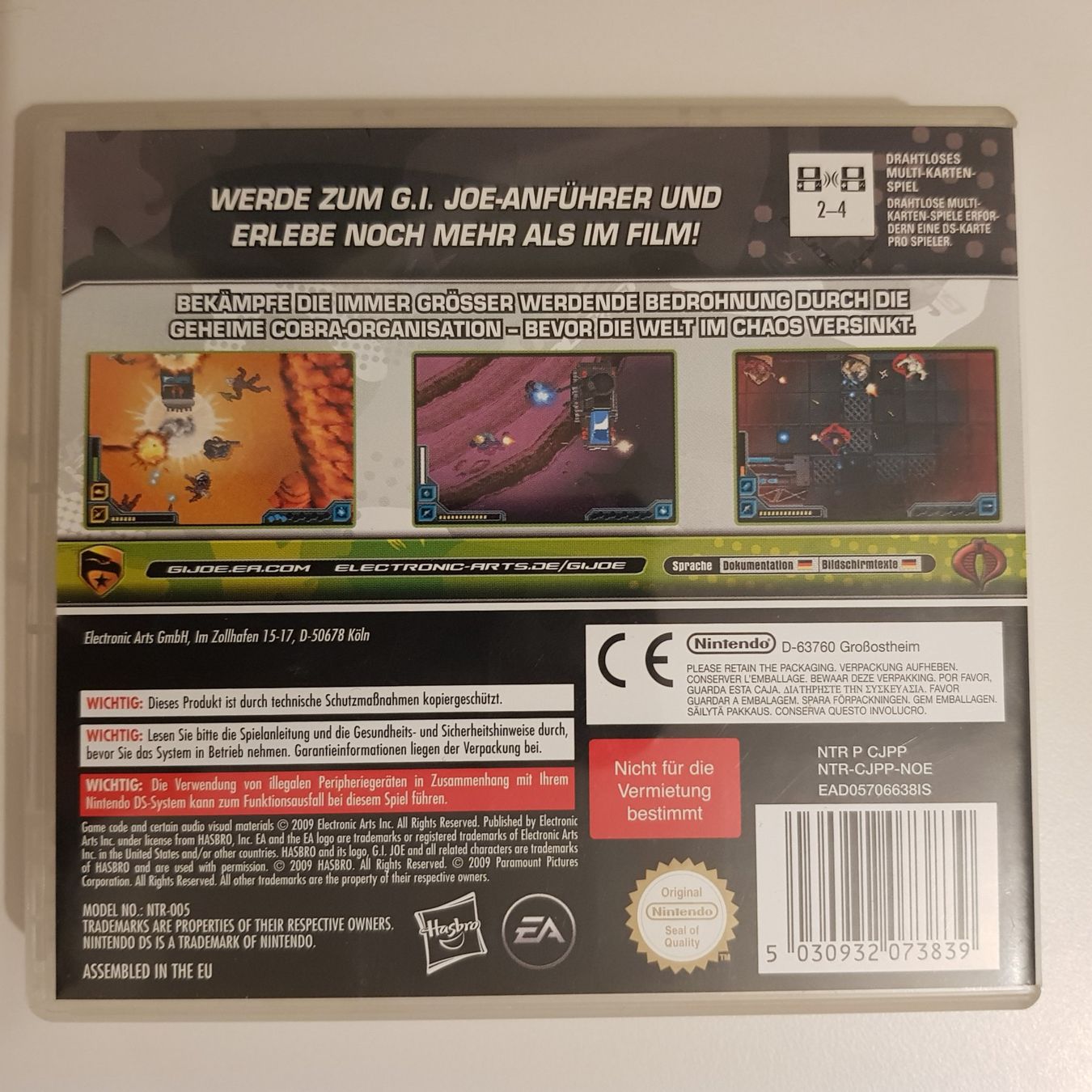 Nintendo Spiele: G.I. JOE /DS – Gebraucht aus Münchenstein von 2DGames 1
