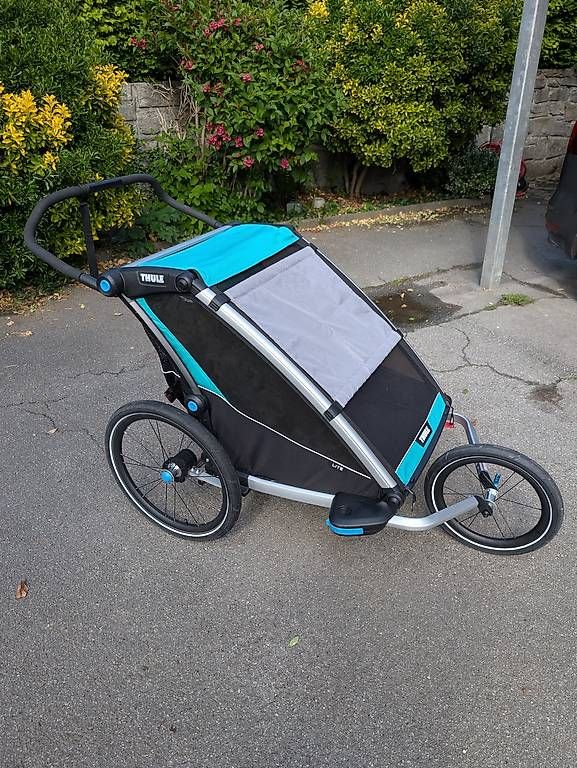 Thule Rimorchi: Fahrradanhänger Thule Chariot Lite 2 mit Joggerrad – Usato da Trimmis venduto da GianlucaB