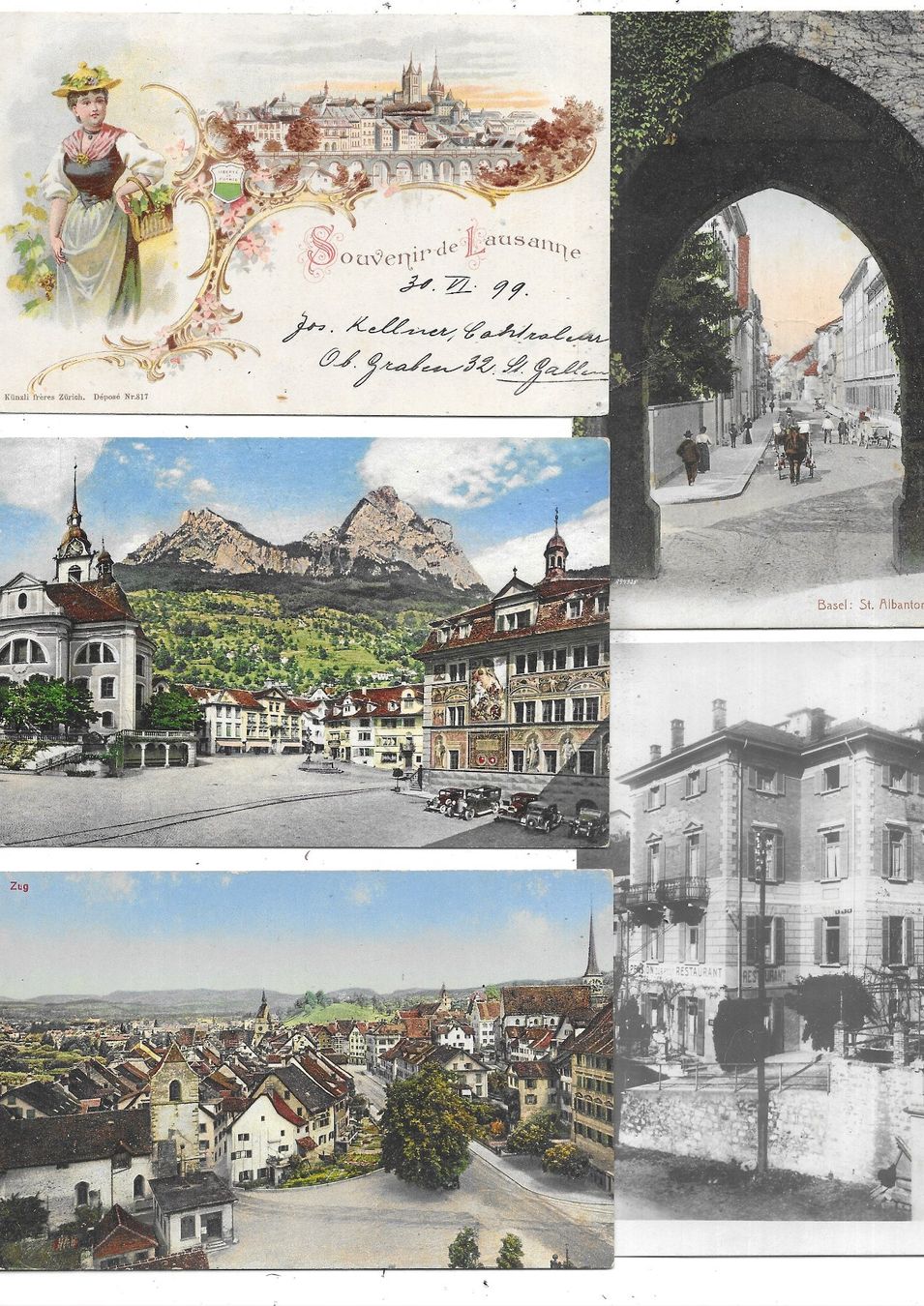 Cartoline postali: 1300 Stk kleinformatige Ansichtskarten 1900-1960 (ca.7.5 kg) – Usato da Schocherswil venduto da prinzipal60 2