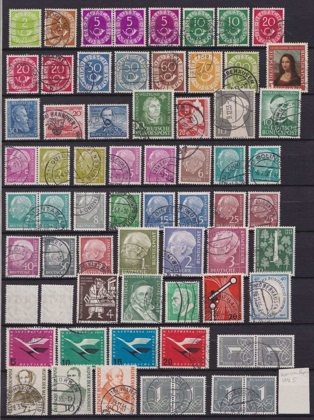 Alle Briefmarken: BRD divers – Gebraucht aus Bellach von qsearch 5