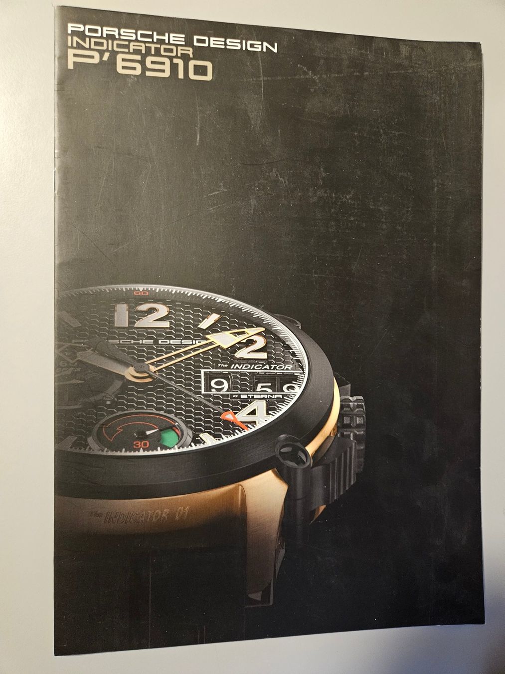 Eterna Documenti: Porsche Design by Eterna Indicator P'6910 Farbkatalog 2008 – Usato da Langendorf venduto da Bruenu