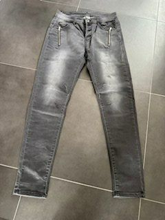 Pantaloni: Hose Sweat-Denim grau 42 – Nuovo (secondo la descrizione) da Gommiswald venduto da Anika6