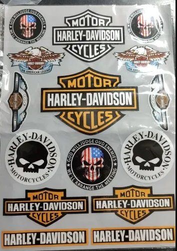Sticker: Sticker Harley Davidson Divers – Nuovo e nell'imballaggio originale da Allens venduto da MADE.IN.ROCK.N.ROLL