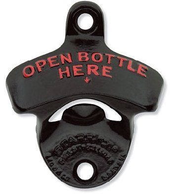 Flaschenöffner & -verschlüsse: orig STARR X WANDFLASCHENÖFFNER seit 1925 Open Bottle Here – Neu und originalverpackt aus Meikirch von Konkursverwertung
