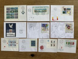 Schweiz - 10x Kleinbogen FDC schönes Lot