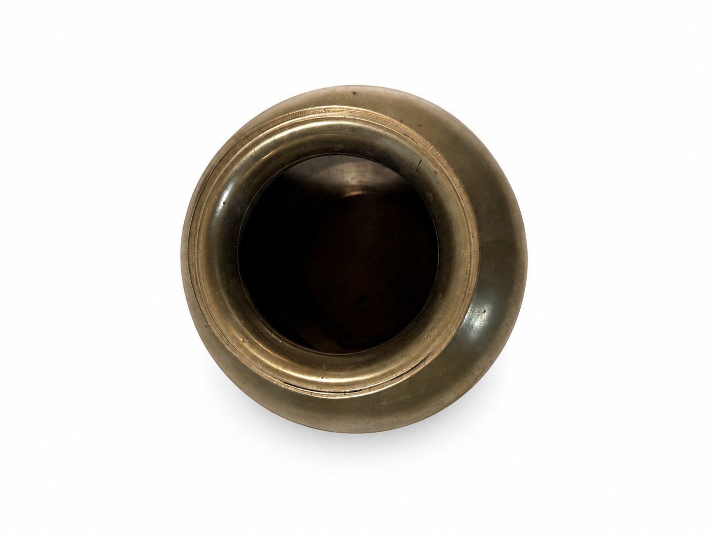 Vasen & Gefässe: Bauchige Metallvase in Messingoptik – Gebraucht aus Zollikerberg von lin_yc2n 3