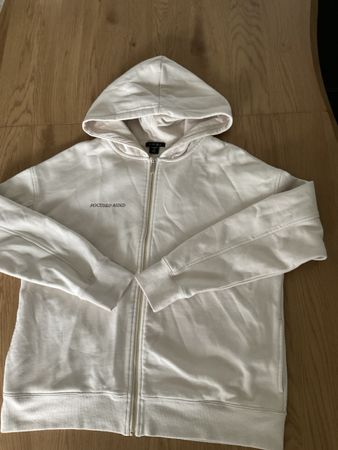 Kapuzenpulli beige Grösse M