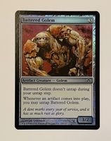Magic the Gathering Battered Golem Foil Fifth Dawn 2004
