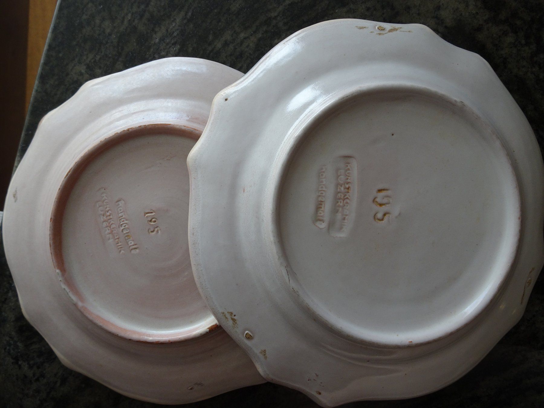 Set di piatti: seltenes altes " Luzerner Keramik"  -Geschirr-Set – Usato da Vitznau venduto da Mina60 1
