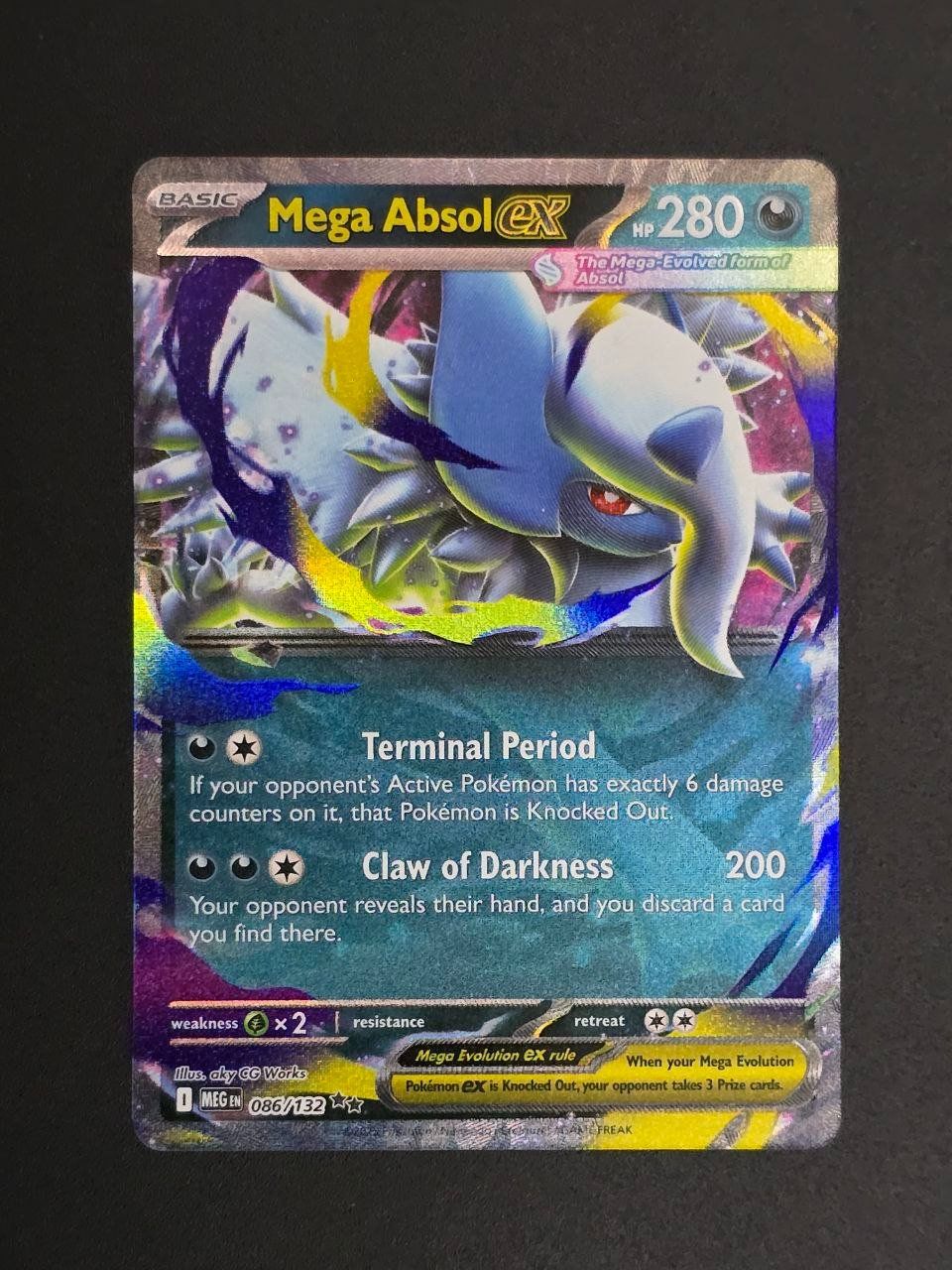 Pokémon Sammelbilder & Trading cards: Mega Absol ex #86 Mega Evolution MEG NM / 🇬🇧 – Gebraucht aus COINTRIN von sanctuary-collectors